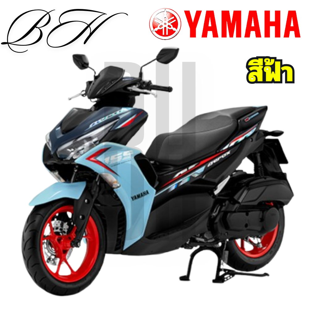 ชุดสี แฟริ่ง เฟรม GDR155-A AEROX BBR สีฟ้า YAMAHA AEROX 155 2024 ของแท้ YAMAHA