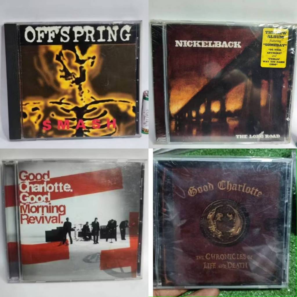 💿เทป/ซีดี/มือ2/แท้🎤The Offspring Smash🎤Nickelback🎤Good Charlotte กู้ดชาร์ลอตต์🎤CD Album ซีดีเพลง