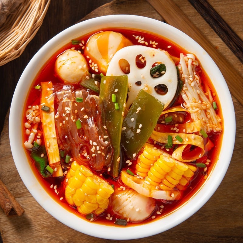RS.C0085 อูด้งหม่าล่า หมาล่าอูด้ง หมาล่าเส้นนึบ อูด้ง พร้อมทาน ของอร่อย จากจีน หมาล่า ราคา ถูกที่สุด ดีลบีเคเค แกลเลอรีภาพที่ 4