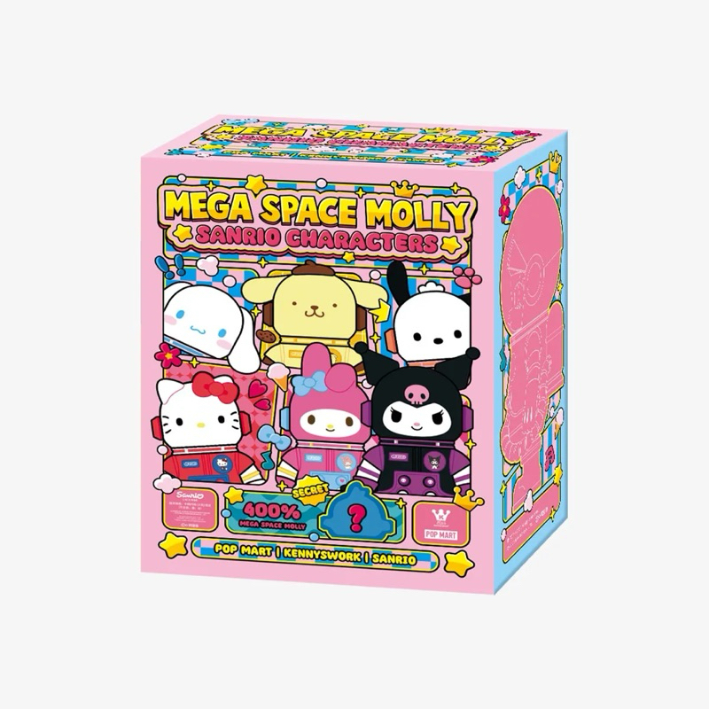 [พร้อมจัดส่ง] MEGA SPACE MOLLY 400% Sanrio Characters Series ไม่แกะ จุ่มเดี่ยว