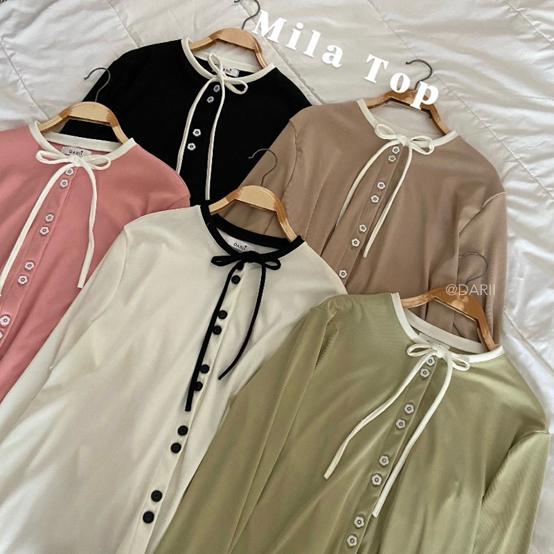 Mila Top | เสื้อแขนระบาย