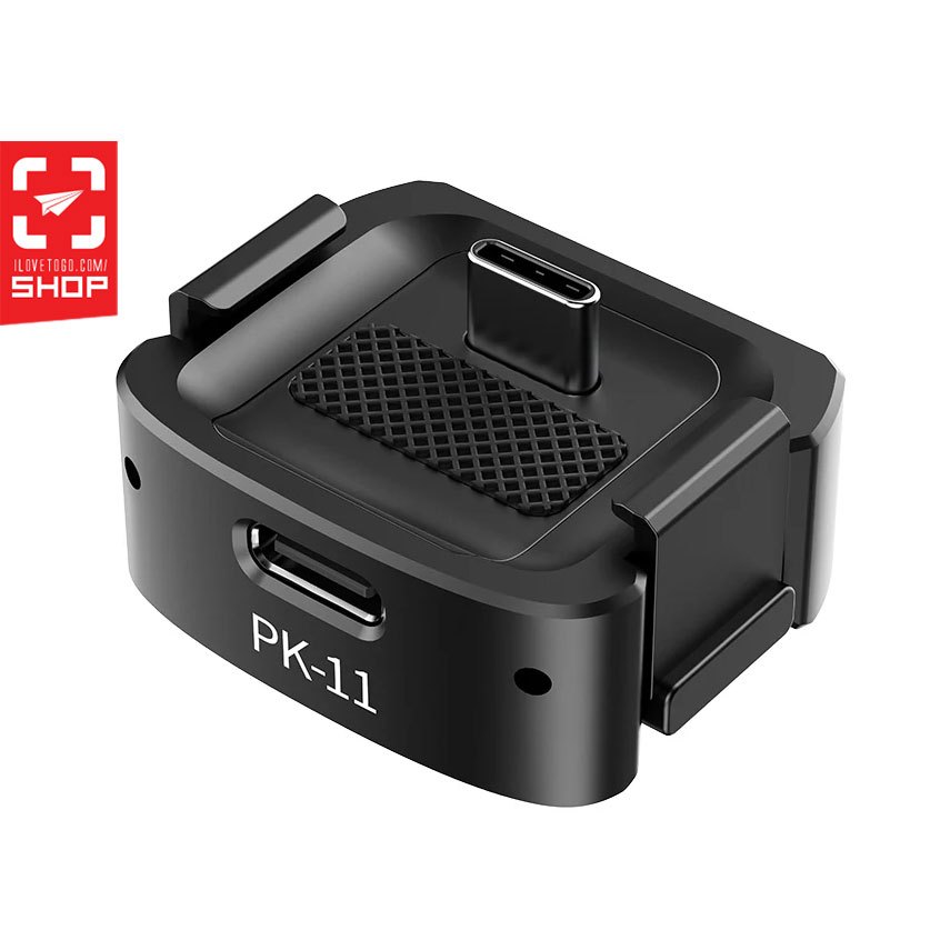 Ulanzi - PK-11 Osmo Pocket 3 Expansion Adapter with Charging Port for Tripod (C043)