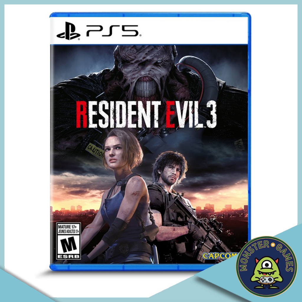 Resident Evil 3 PS5 แผ่นแท้มือ1!!! (Biohazard 3 Ps5)(Resident Evil 3 Ps5)(Resident 3 Ps5)