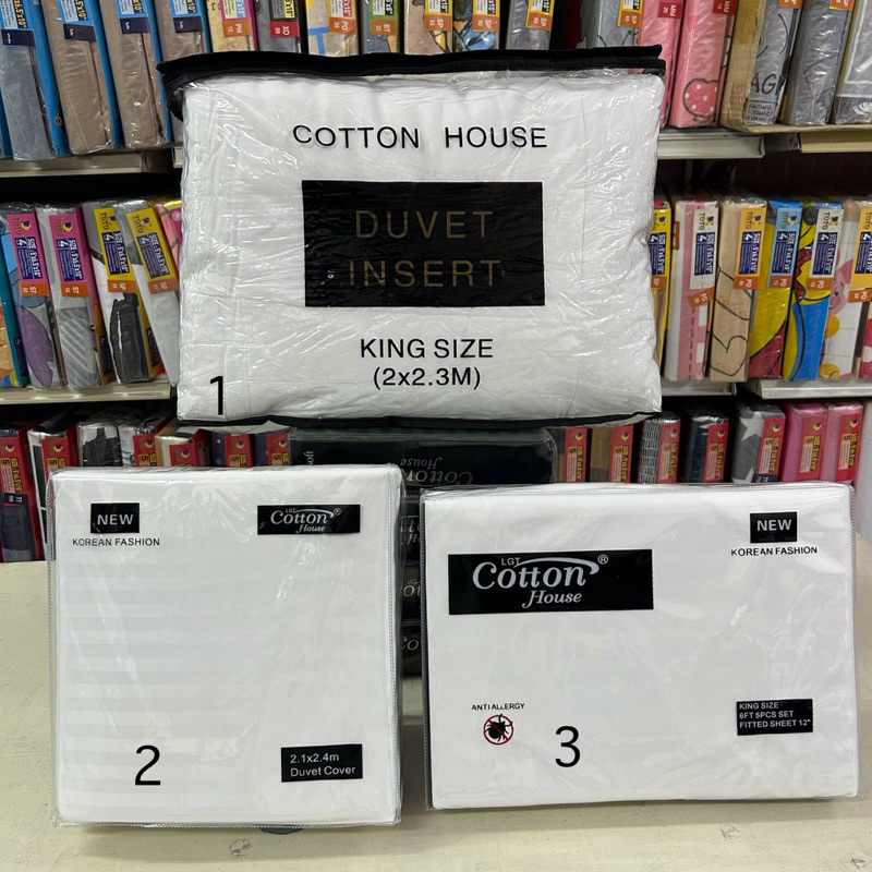 ชุดเครื่องนอน_แยกซื้อผ้าปูและผ้าห่มนวมCottonHouseตัวท๊อปรุ่นพิเศษ