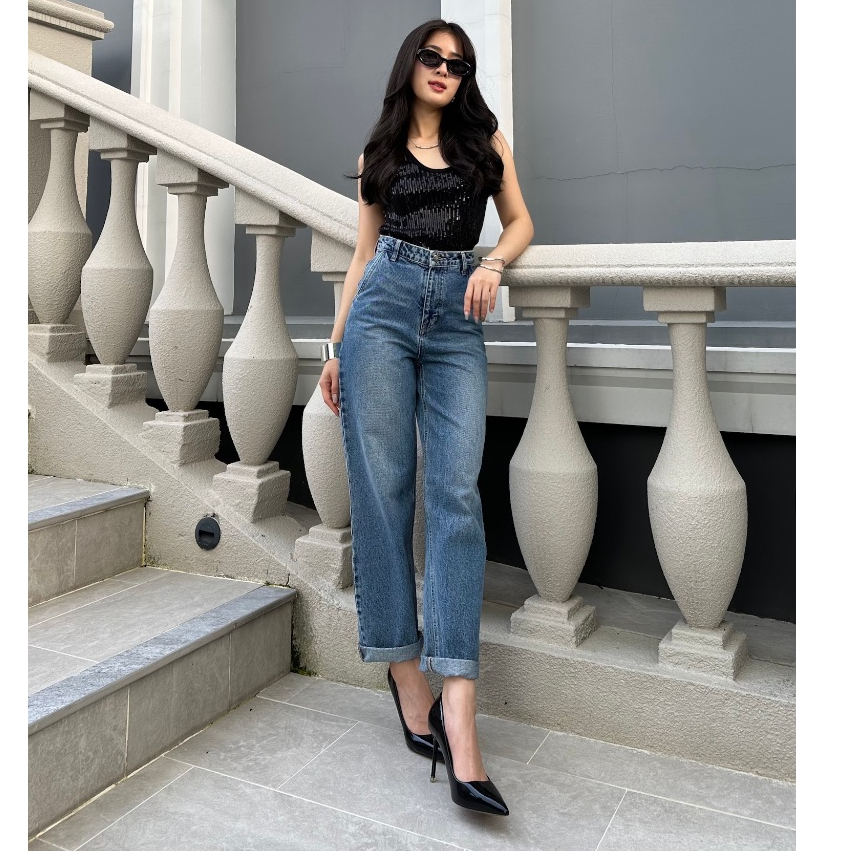 HUNG JEANS รุ่น Gracie Jeans (HJ62) ยีนส์พรางหุ่นพิเศษดีเทลกระเป๋าเฉียง ตอนนี้ต้องทรงนี้เท่านั้น