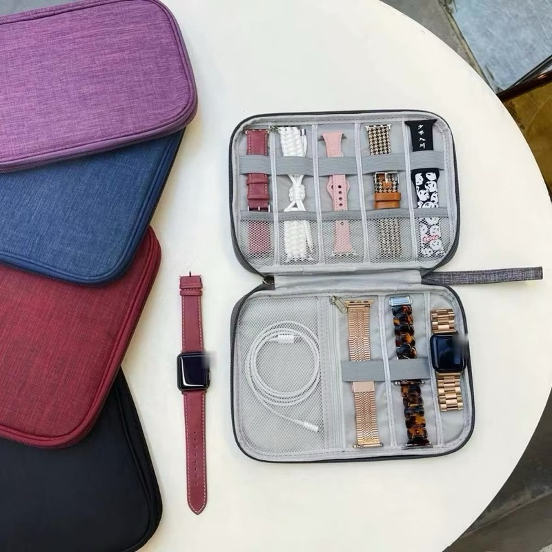 กระเป๋าใส่ สาย  Smart Watch สายนาฬิกา ZMZ-กระเป๋าเก็บสาย กระเป๋าเก็บสายชาร์จ ใส่ได้หลายช่อง