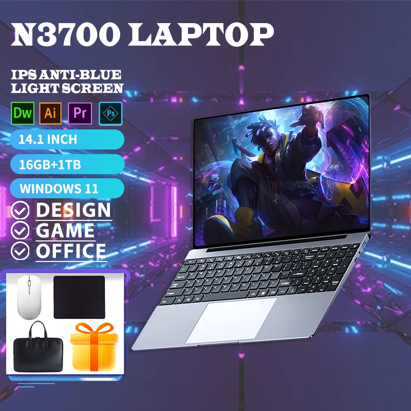 【ทดลองใช้ฟรี 7 วัน】โน๊ตบุ๊ค 14-inch laptop Intel Core i5 8GB RAM 256GB SSD Gaming laptop Windows 11Pro notebook