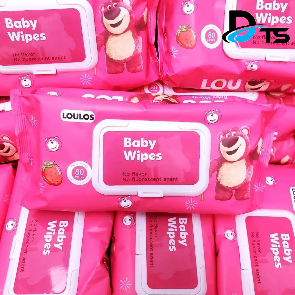 ทิชชู่เปียกหมี LouLos(10ห่อใหญ่) ไซส์ใหญ่ ทิชชู่เปียก ขนาดใหญ่ จัมโบ้