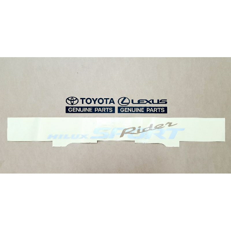 สติกเกอร์ Hilux Sportrider 4WD SR5 LIMITED สีเงิน ของแท้ Toyota Sport Rider