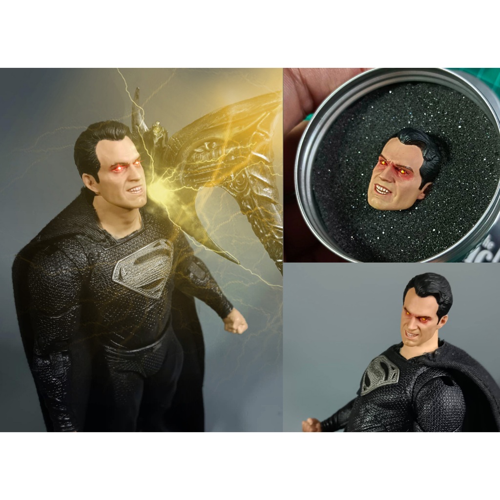 henry cavill  head superman 1/10 for mcfarlane toys (angry)