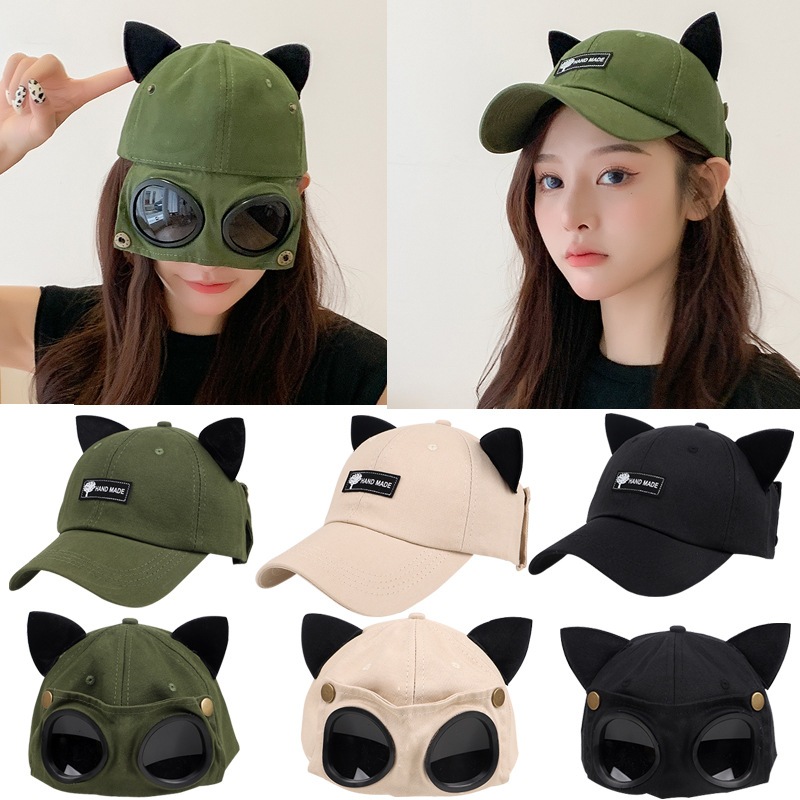 หมวกเบสบอล แบบนิ่ม ปักHAND MADE  คุณภาพสู สไตล์เกาหลี