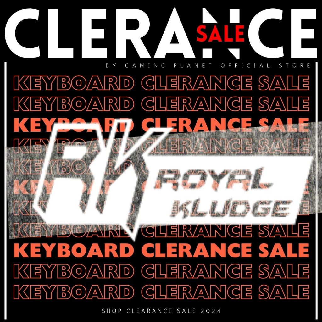 RK KEYBOARD CLEARANCE SALE-2024 - ROYAL KLUDGE 12 MODELS
