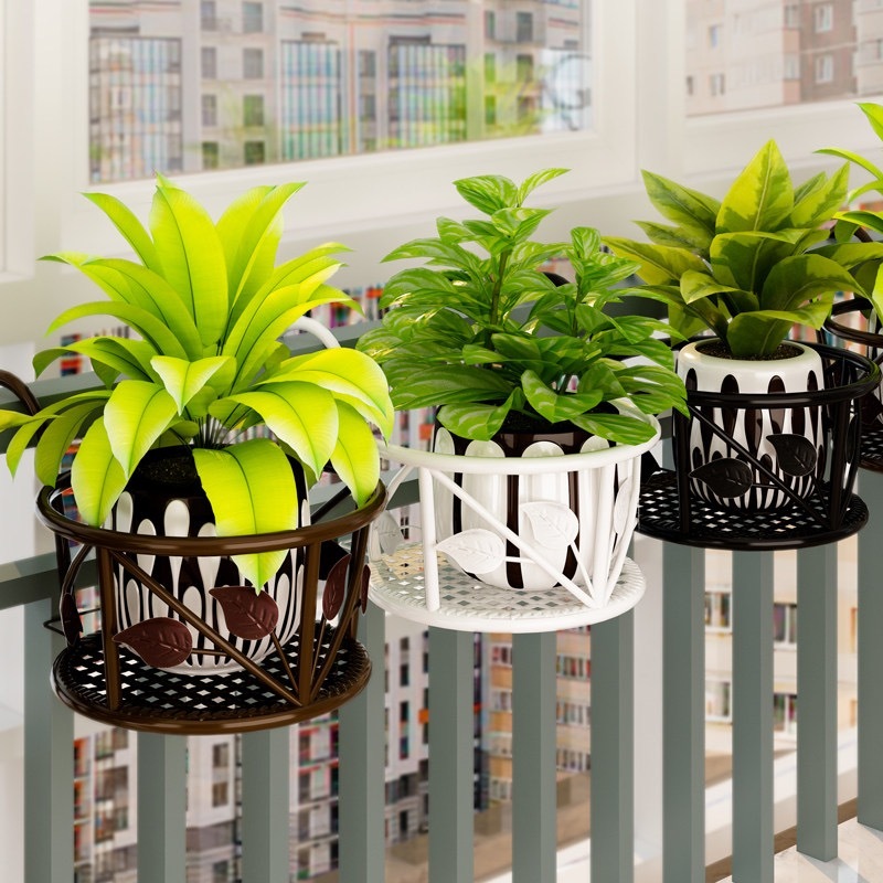 ชั้นแขวนกระถางต้นไม้ มี 3 สไตล์ เรียบง่ายและมีสไตล์ กระถางแขวนต้นไม้ flower stand