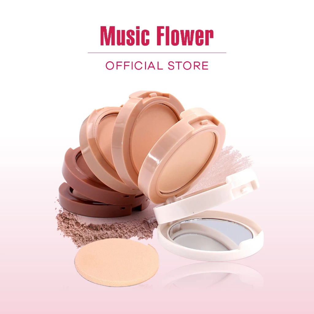 [Music Flower] Concealing Shading 5in1 เนื้อแป้งละเอียดควบคุมความมัน ติดทนนาน 24ชม.