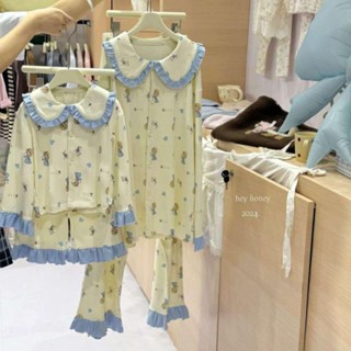 ชุดนอนลายเอลซ่าดีเทลน่ารัก ไว้ใส่คู่แม่ลูกค่ะ