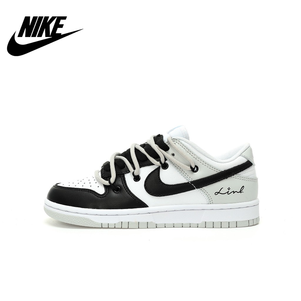 รองเท้าวิ่งผู้ชาย Nike Dunk "Pure Platinum" รองเท้าผ้าใบไม่หุ้มข้อกันลื่น