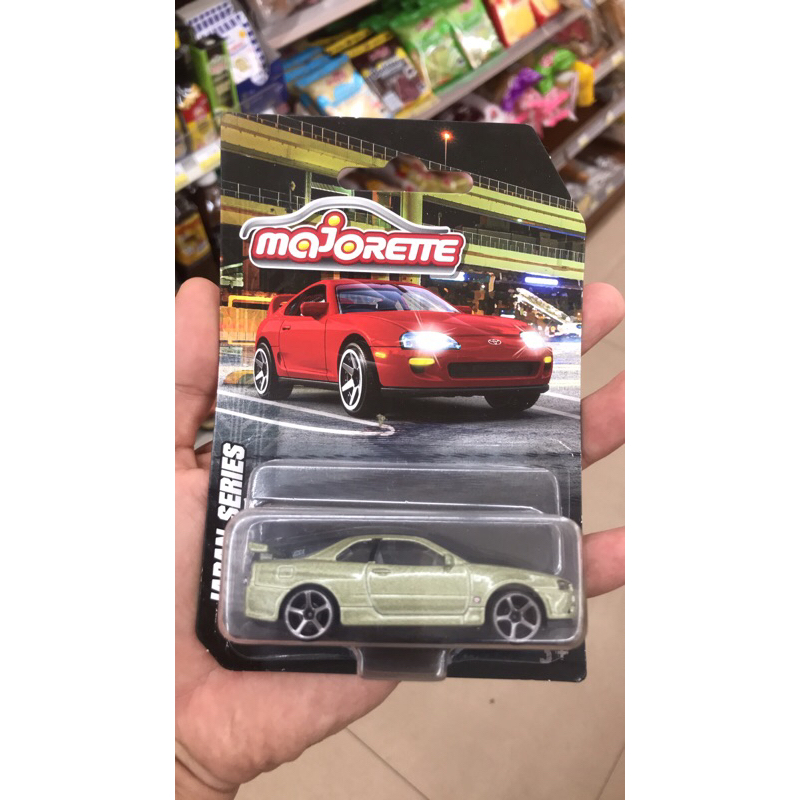 รถเหล็กโมเดล MAJORETTE : GTR R34 Japan series