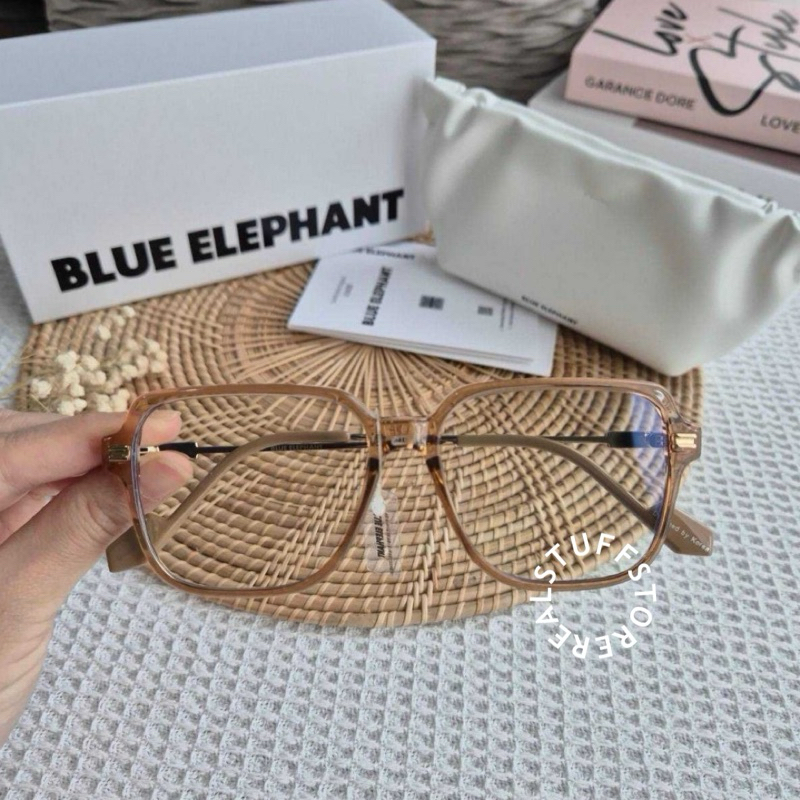 (ใช้โค้ดลด30% สูงสุด600.-) ของแท้ แว่นตา Blue Elephant ZENTA สี brown พร้อมส่ง