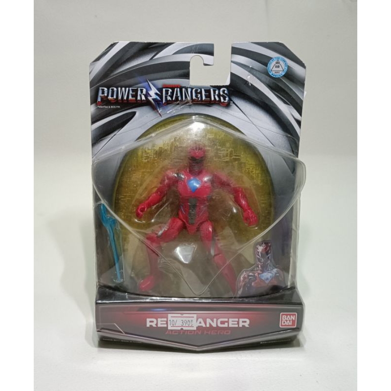 แอคชั่นฟิกเกอร์ Power Rengers Red Renger สภาพดีในแพค แพคไม่สวย งานแท้เจแปน