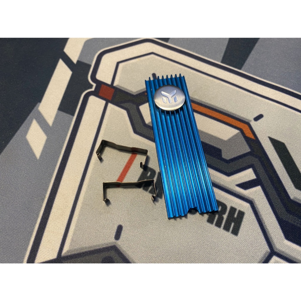 ฮีตซิงค์ M.2 EK Water Blocks EK-M.2 NVMe Heatsink - Blue มือสอง