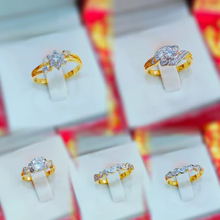 P05 แหวนเพชร swiss cz เกรดพรีเมี่ยม สวยหรู