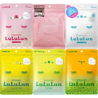 lululun mask moist balance 7 แผ่น มาส์กหน้า ลูลูลูน สูตรสตรอเบอร์รี่/สูตรมอย์สเจอไรซ์เซอร์ บาลานซ์