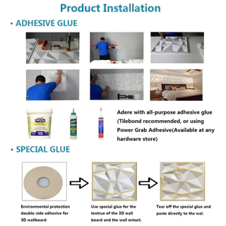 แผ่นติดผนัง 3D PVC ความหนาแน่นสูง ตกแต่งผนัง โมเดิร์น สำหรับสำนักงาน & ห้องนอน