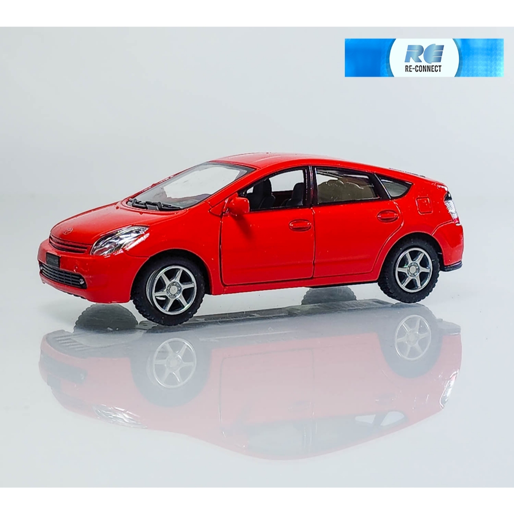 โมเดลรถยนต์ รถเหล็ก โตโยต้า พรีอุส ไฮบริด ของเล่น สะสม KINSMART 1:34 Toyota Prius Hybrid Sport Model