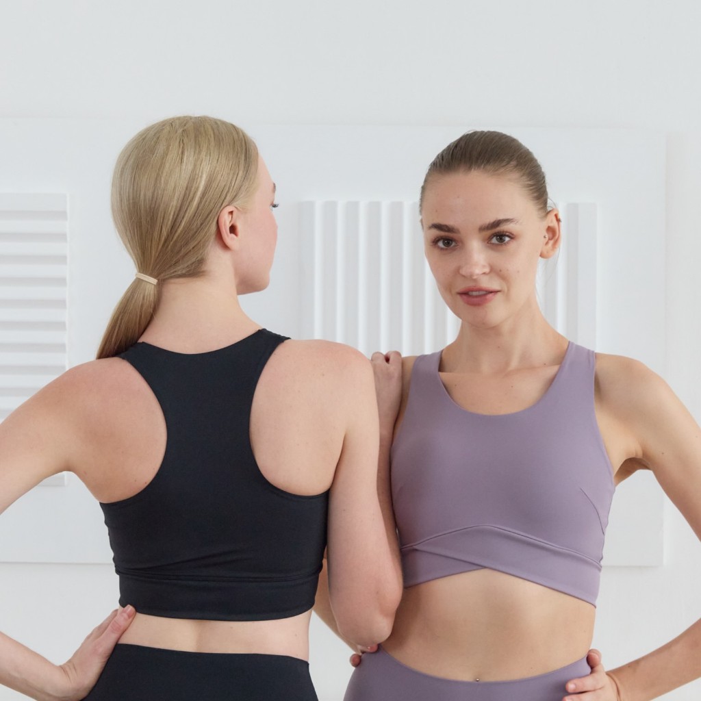 Cross X Bra สปอร์ตบรา ดีไซน์ครอสเอว มีฟองน้ำ มี 4 สี 4 ไซส์ / พร้อมส่งจากไทย*