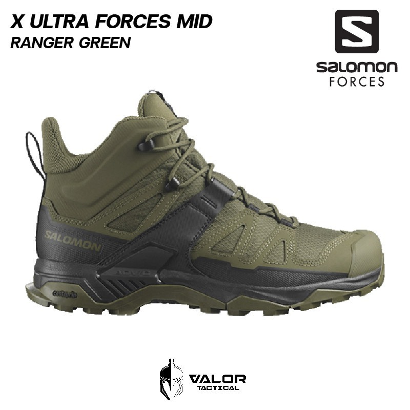 Salomon X Ultra Forces Mid [Ranger Green] รองเท้าเดินป่า บูทหุ้มข้อ กันลื่น ซัพพอร์ตเท้าได้ดี