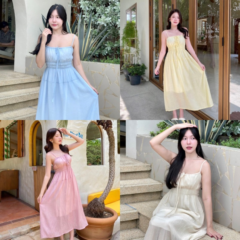 LILY เดรสกระโปรง[ผ้าพื้น,ผ้าลาย] เดรสน่ารักๆ เดรสสวยๆ เดรสใส่ออกงาน ใส่เที่ยว งานสวยคัดติ้งเป๊ะสุดๆ