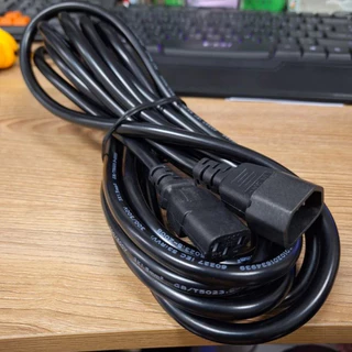 IEC C14 C13 สายไฟ1.8M 3M 5M UPS สาย Power Extension Cable 3x1.5mm / 3x1mm สำหรับ PC คอมพิวเตอร์