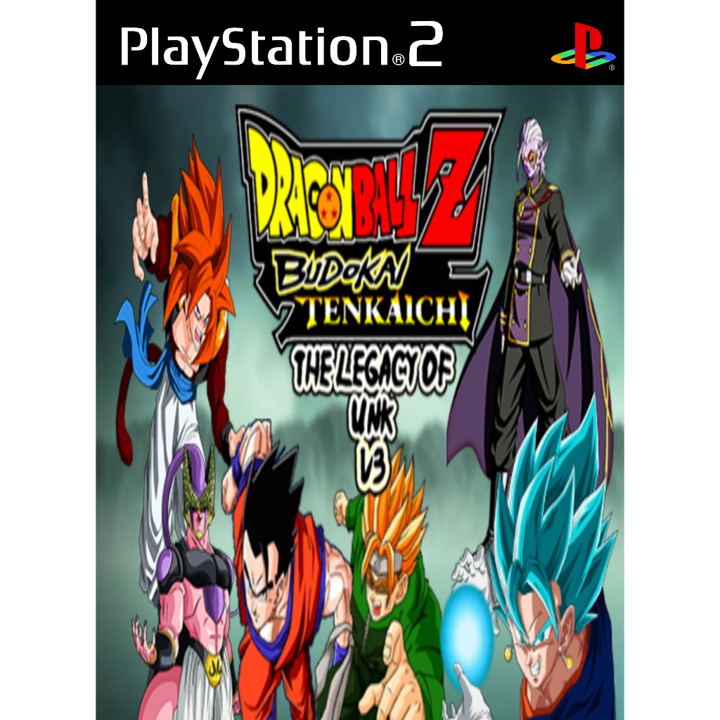 แผ่นเกมส์ PS2 Dragon Ball Z Budokai Tenkaichi THE LEGACY OF UNK สกรีนแผ่น คุณภาพ ส่งไว (DVD)