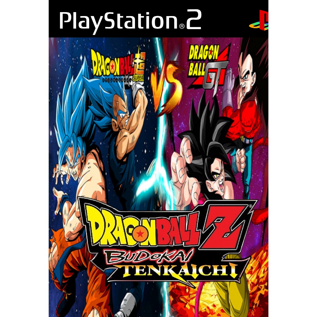 แผ่นเกมส์ PS2 Dragon Ball Z Budokai Tenkaichi SUPER VS GT V4 HIGINIO LOQUENDERO 2022 สกรีนแผ่น คุณภา