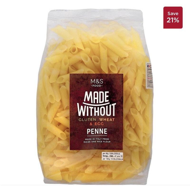 Marks & Spencer Made Without Gluten, Wheat & Egg Penne