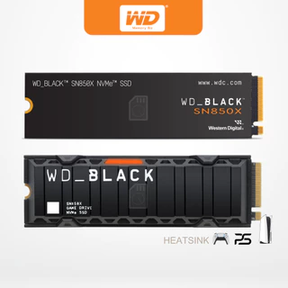 SSD (เอสเอสดี) WD BLACK SN850X (2X0E/ 2XHE) - PCIe 4x4/NVMe M.2 2280 Speed Up to 7,300 MB/s WDBlack
