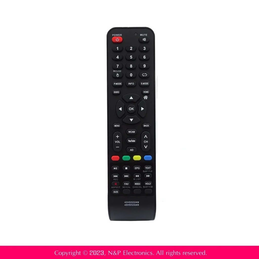 รีโมททีวี Aconatic รุ่น 40HS522AN