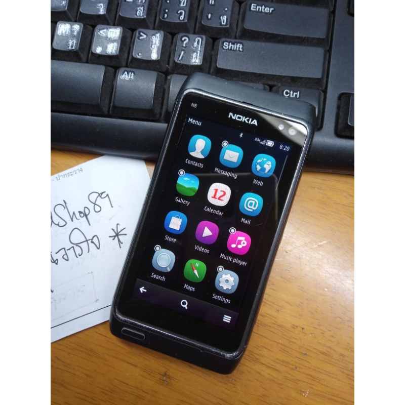Nokia N8 สี Black เครื่องสมบูรณ์ มือสอง รอยรอบตัว Imei เดิมๆ