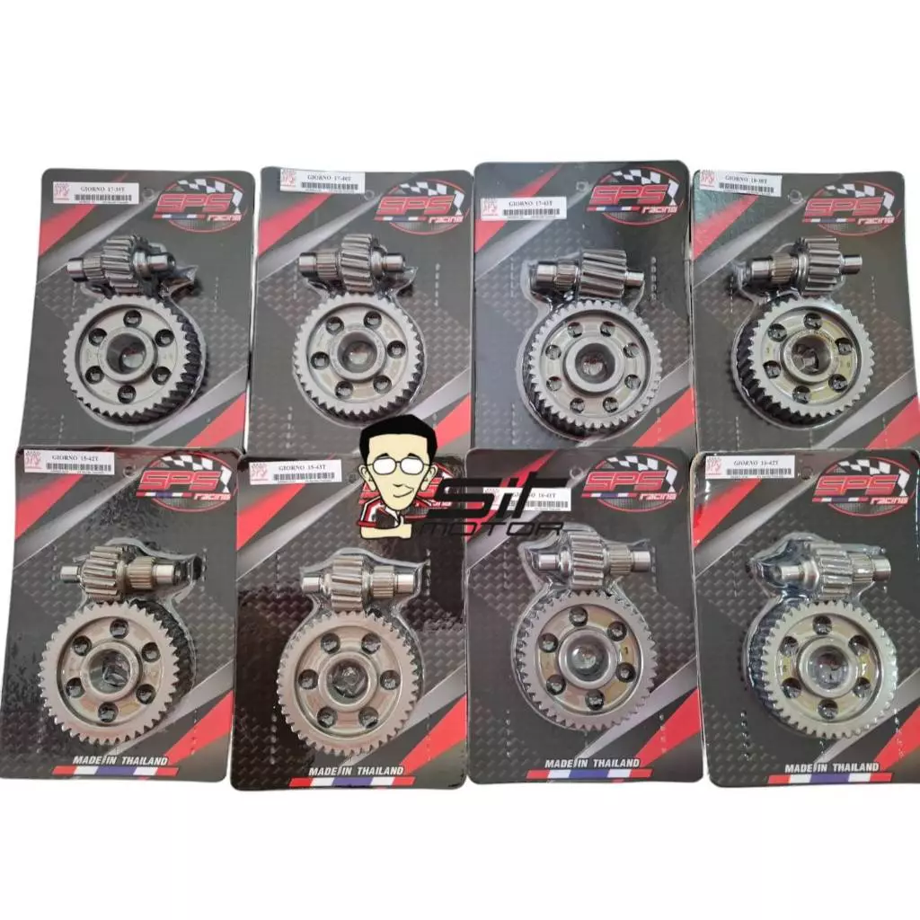 เฟืองท้ายคู่แต่ง SPS RACING สำหรับ Honda Giorno 125 4วาล์ว 2023 thumbnail 5