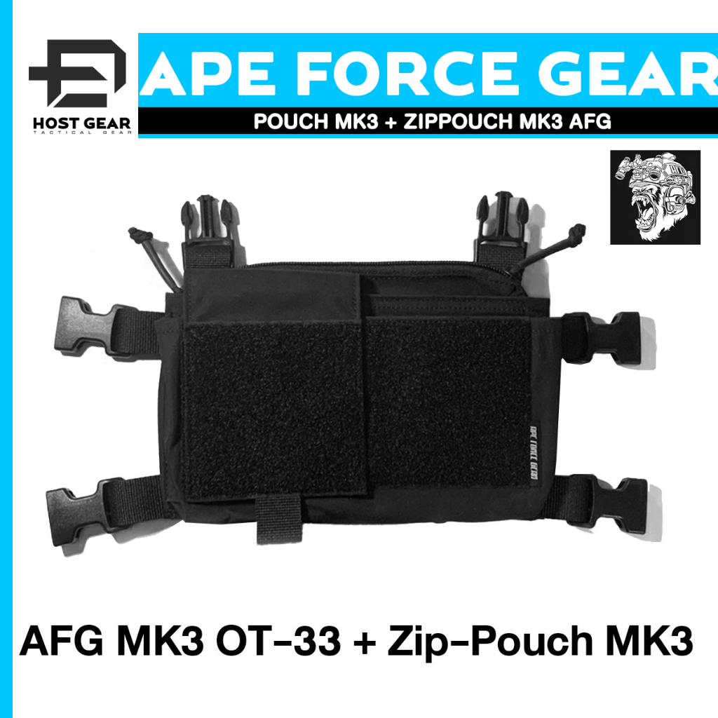Pouch MK3 พร้อมแปลงซิป AFG งาน Ape Force Gear