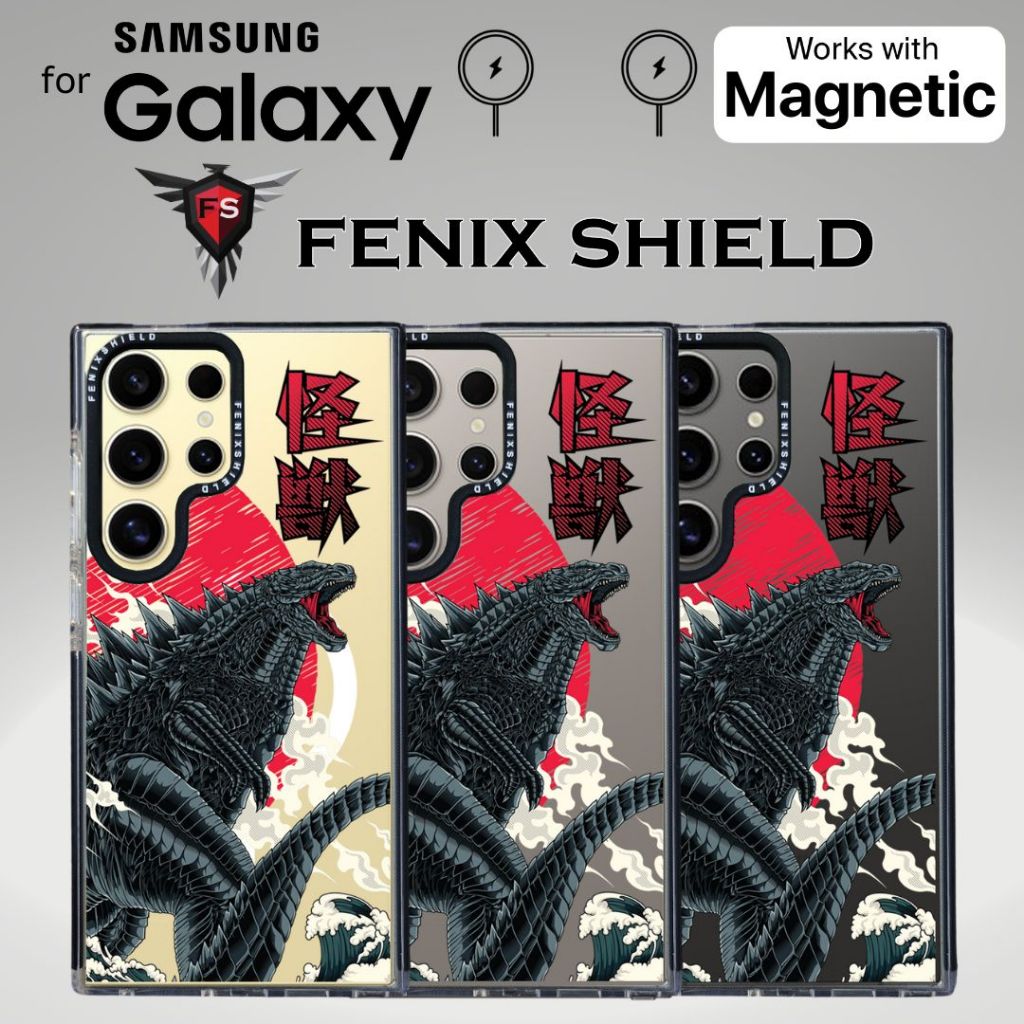 เคส FenixShield Ultra Hybrid [ KAIJU ] สำหรับ Samsung Galaxy S25 / S24 / S23 / S22 / FE / Plus / Ultra