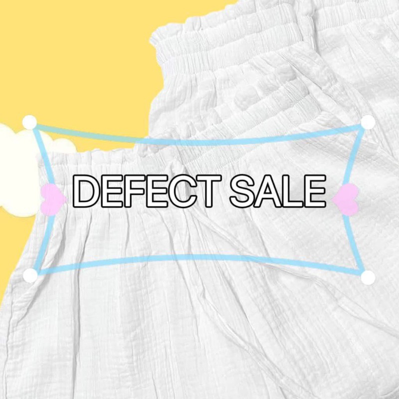 Sale Defect !! กางเกง เสื้อ ขาสั้น ขายาว   ไม่ผ่าน QC รอยเปื้อนเล็กน้อย ไม่มีผลต่อการใช้งาน / 📍อ่านรายละเอียดเพิ่มเติม