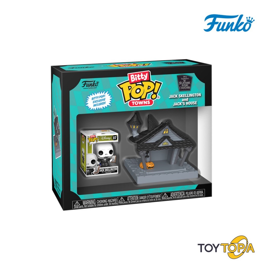 (83683) Jack Skellington with House Bitty POP! Town: The Nightmare Before Christmas by Funko