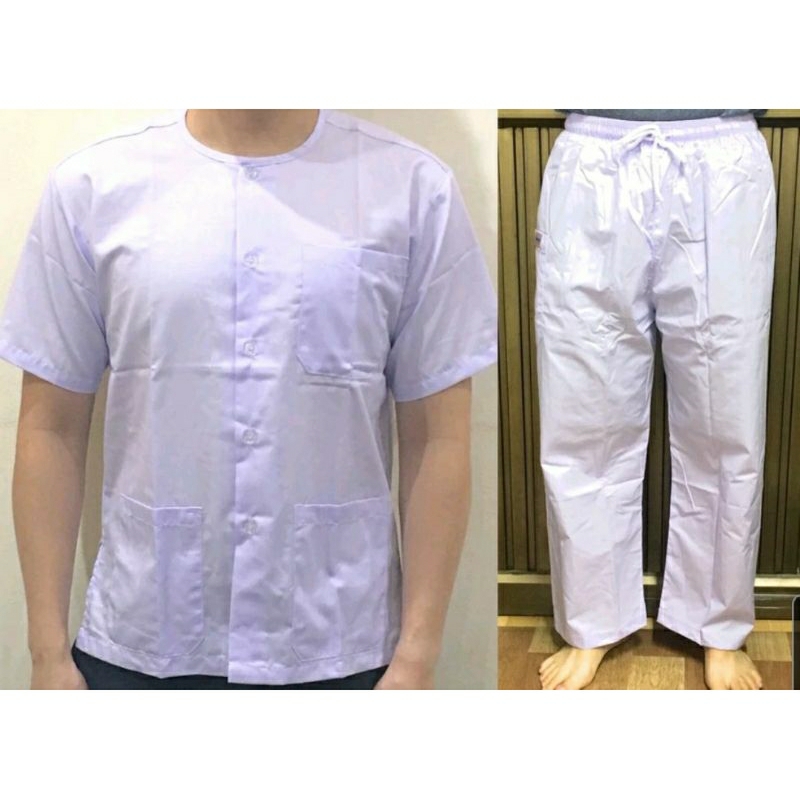 (ลดราคา) ชุดขาวปฏิบัติธรรม ชุดขาวถือศีล กินเจ เสื้อขาว กางเกงขาว ชายหญิง