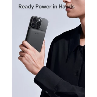[CCC] AUKEY PB-MS03 5000mAh Qi Magnetic พาวเวอร์แบงค์ไร้สาย Power Bank รองรับ iPhone 17/16/15/14