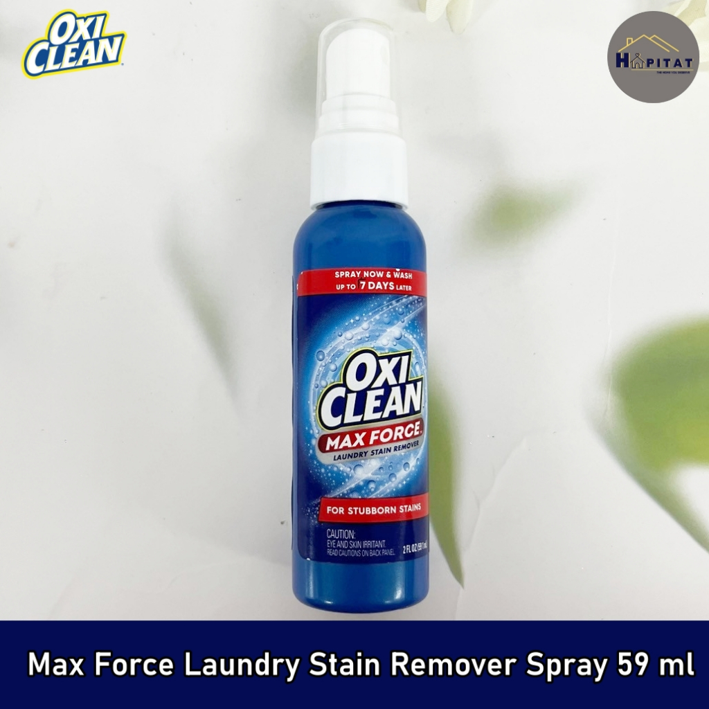 {OxiClean®} Max Force Laundry Stain Remover Spray 59 ml สเปรย์ขจัดคราบบนเสื้อผ้า