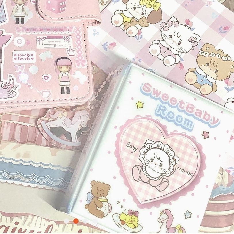 Mikko  Mini 3 นิ ้ วอัลบั ้ มภาพ 32 ช ่ องสําหรับ KPOP Star Lomo Card Photocards Collection น ่ ารัก Mini Storage Book