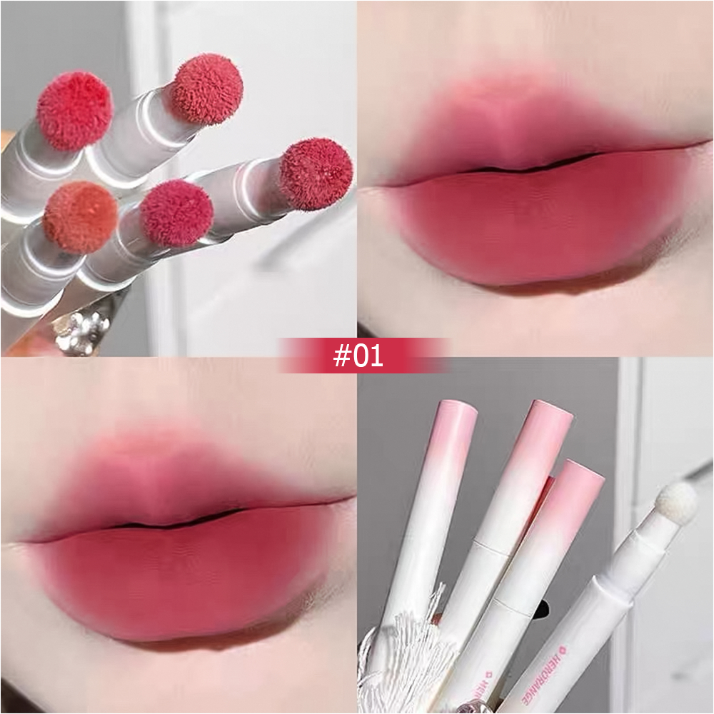 Herorange ลิปครีม เนื้อแมตต์ สีแดงอิฐ เหมาะกับฤดูใบไม้ร่วง และฤดูหนาว สําหรับผู้หญิง