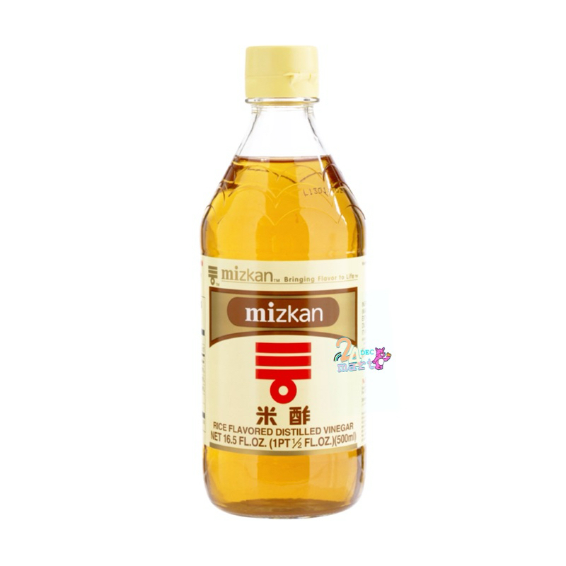 น้ำส้มสายชูกลั่นจากข้าว 4.5% MIZKAN RICE FLAVOURED DISTILLED VINEGAR 4.5% 500ml
