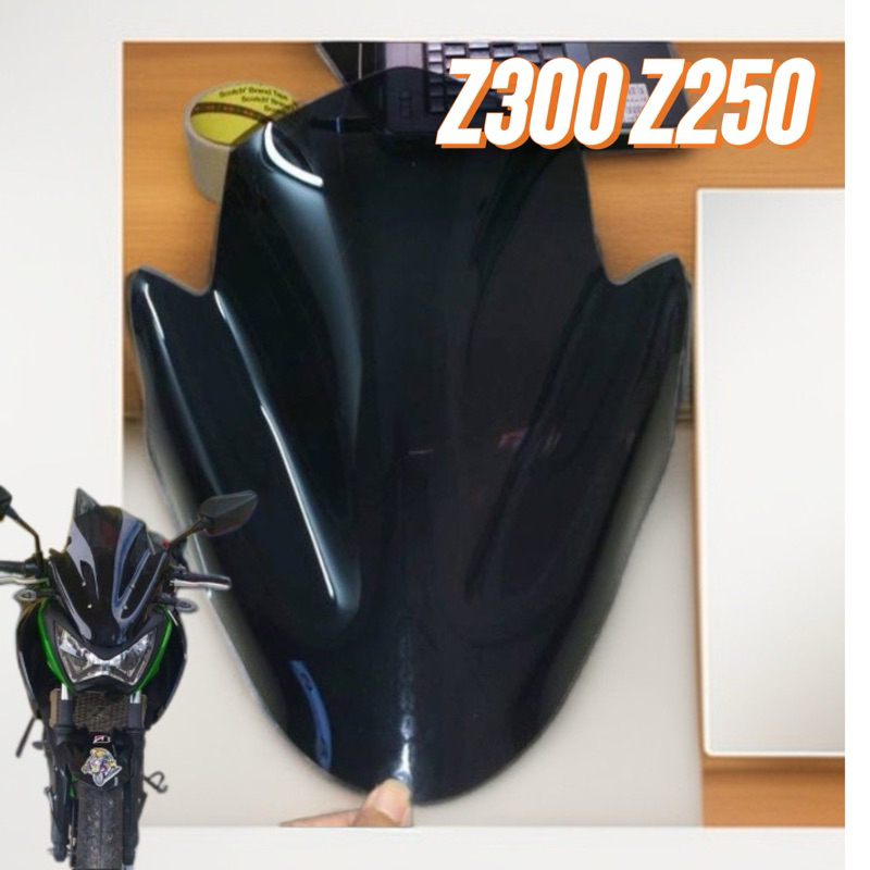 ชิวหน้า Kawasaki Z250 Z300 ทรง ER เจาะตรงรุ่น